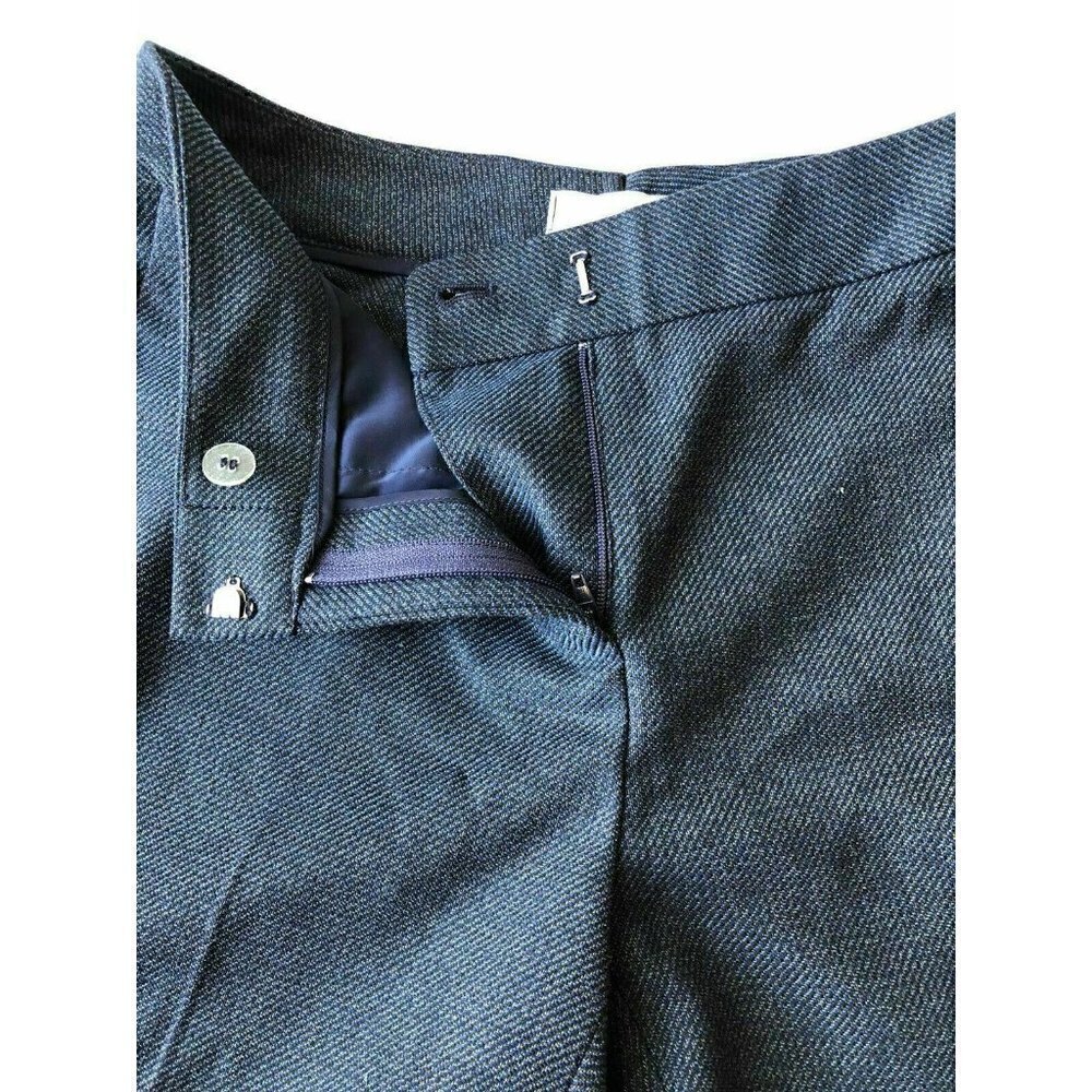 Emerson Rose Womens Blue Knit Twill Woven Ankle Slim Pants Trousers Size 6 - Picture 5 of 12